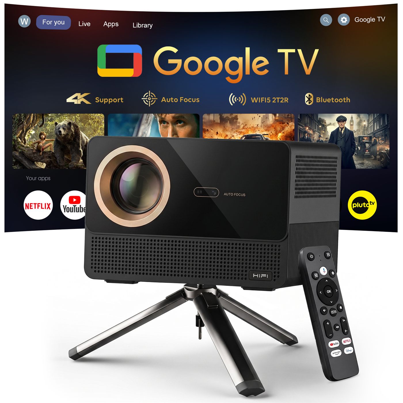 Ecosky CR67 smart projector